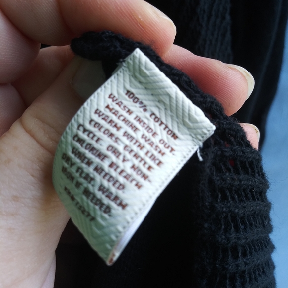 Sonoma Women's Size Large Black Open Front Cardigan - Picture 5 of 6